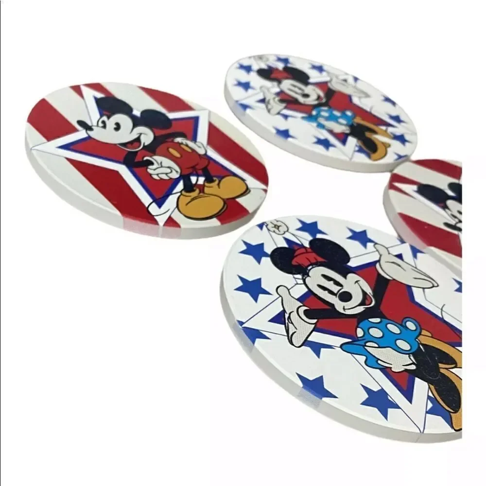 Mickey Mouse Minnie Coasters‎ Fourth July USA Retro